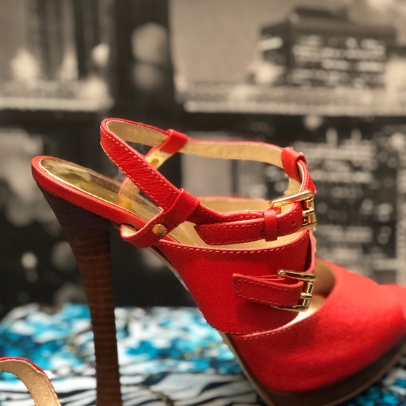 Open toe sling back MK heels - Picture 2 of 2